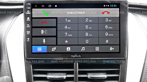 Màn hình DVD Android liền camera 360 Toyota Yaris 2019 - nay | Fujitech 360 